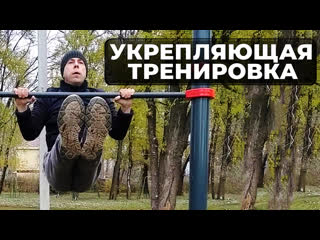 Калистеника укрепляющая тренироа! (воркаут)