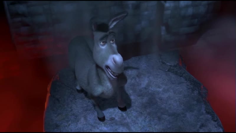 Осел и дракониха дракон девочка говорит комплименты шрек