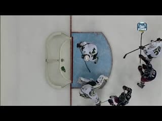 Kari lehtonen crazy behind the back save (01 28 13)