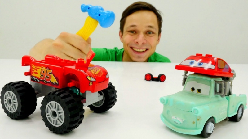 Игры для детей фёдор прокачивает #тачки молния #маквин монстр трак! видео для мальчиков