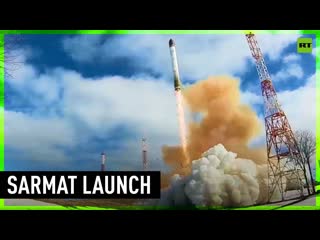 New footage released of sarmat missile test launch