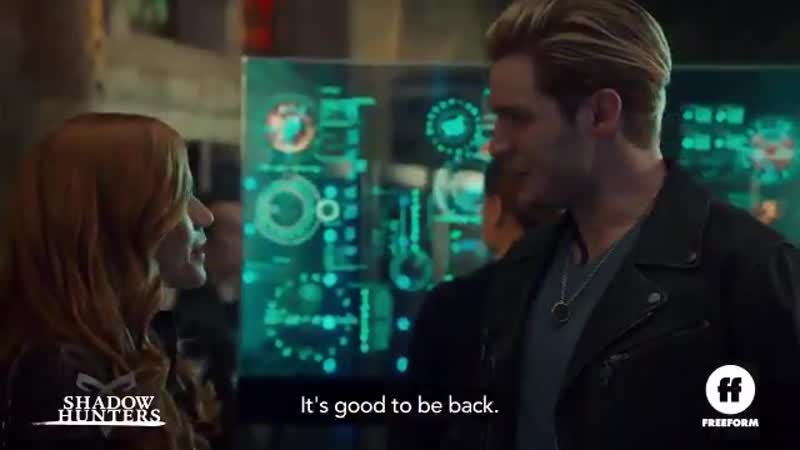 Who else knew from that awkward hug jace wasnt all better see clace in shadowhuntersseason3 streaming now on