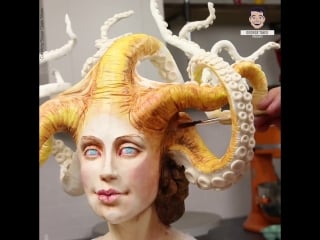 Liz marek squid contessa chocolate head