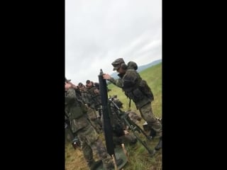 Германия неудачный выстрел из миномета на учениях бундесвера