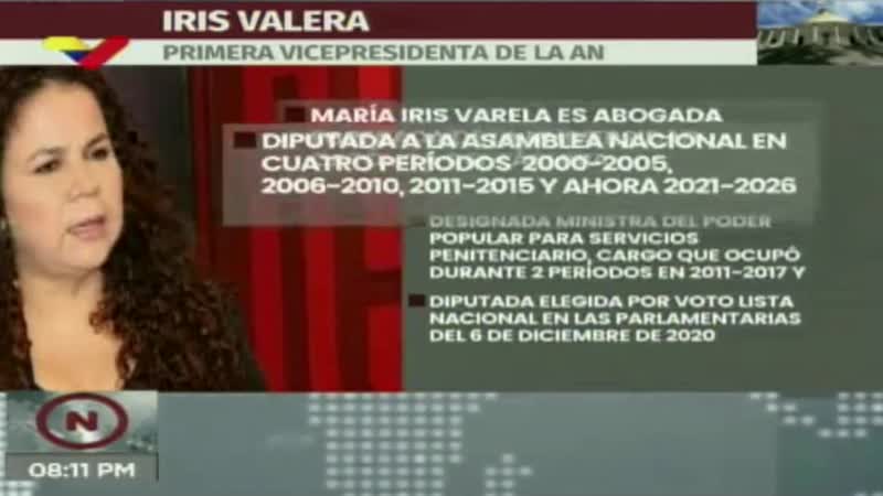 Perfil | iris valera, primera vicepresidenta de la nueva asamblea nacional