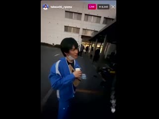 Ryoma takeuchi instagram live with showed (엔플라잉) kim jaehy