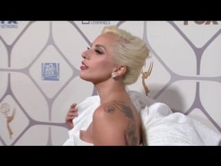 Lady gaga прибывает на афте пати премии "эмми 2015"