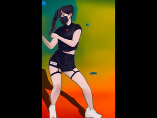 Lee dahye dance anime style #shorts #ai