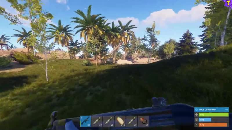 [porabola] rust рейд замка мышиное королевство пало