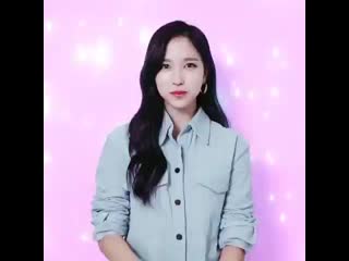 “hey everyone, it’s mina of twice i’m very happy and thrilled to be part of the bench family!” #twice