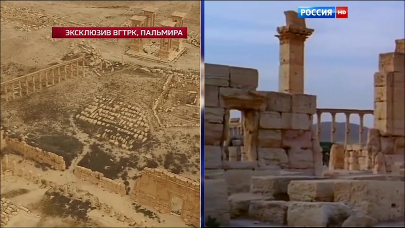 Российские археологи смогут частично восстановить шедевры пальмиры