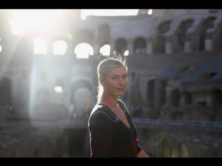 Beautiful maria in the coliseum