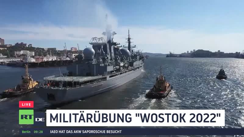 "wostok 2022" – gemeinsames militärmanöver russischer und chinesischer seestreitkräfte