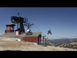 Shredding the ultimate hard enduro playground at a classic tahoe ski hill donner partying 2016 | мото
