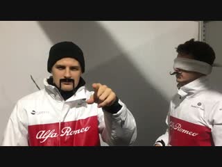Movember moustache blindfold challenge