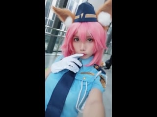 Tamamo no mae by 迷失人形quq [cosplay, косплей, asian, girl, kawaii, азиатка, fgo, ears]