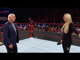 Charlotte flairs public apology to ric flair raw, dec 5, 2016