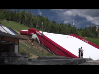 Seb toots, max parrot julia marino testing out the new airbag landing at maximise