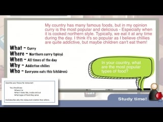 Morris david ielts speaking 7 plus describing in detail