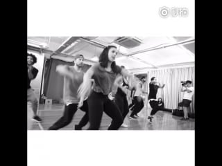 160314 2015 mini con "cinderella girl" practice bts
