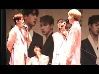 [fancam] 170528 vixx hongbin&hyuk @ hapjeong fansign