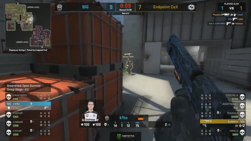 K1to 1vs3 with deagle