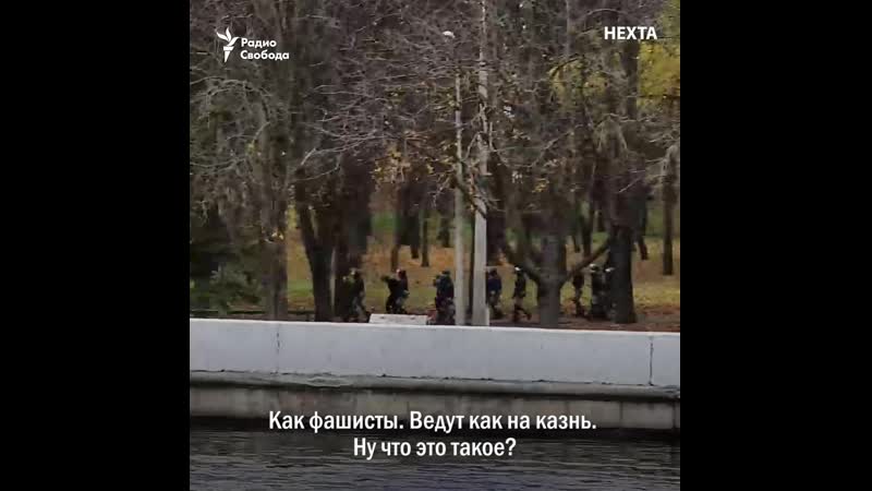 Жестокие задержания на протестах в беларуси