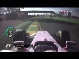 F1 2017 гран при австралии гонка onboard sky sport