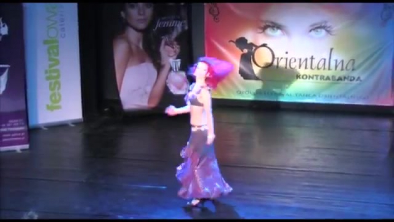 Orientalna kontrabanda 2014 weronika sahar litwin on gala show drum solo