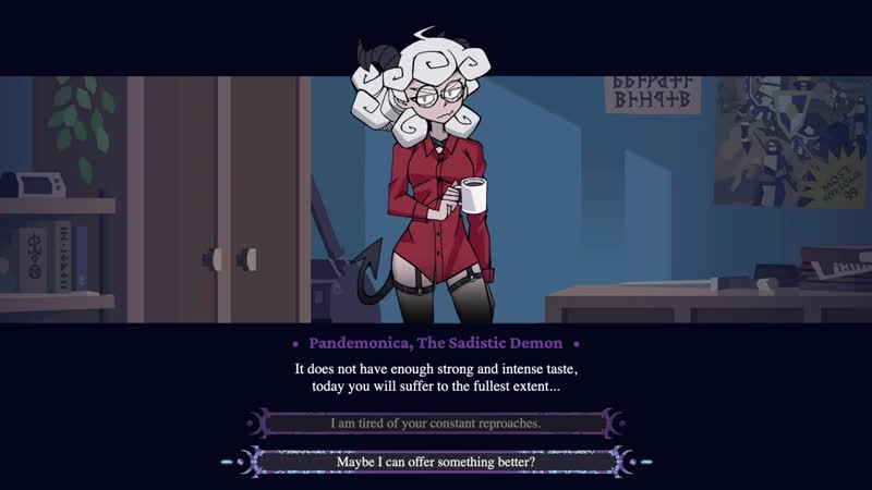 [storytaker after hell] helltaker pandemonica, morning suffering, video comix / пандемоника helltaker комикс рус