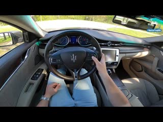 Maserati quattroporte gts 3 8 v8 biturbo pov test drive by autotopnl