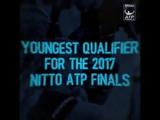 The youngest player to qualify for atp finals in nine years