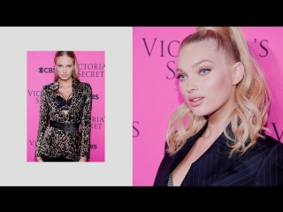 Pink carpet » elsa hosk & romee strijd