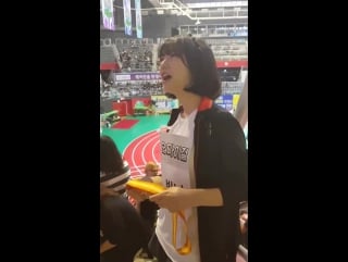 · fancam · 160829 · oh my girl · mbc "idol star athletics championship" ·