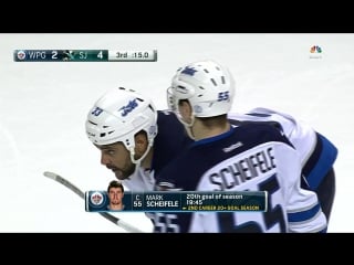 Scheifele makes jones regret trying to score
