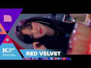 [kcon18ny] time to welcome the queens redvelvet to kcon ny! badboy