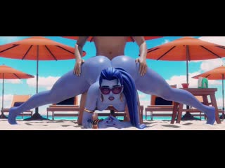 [3dsmut] widowmaker beach (porn/порно/hentai/хентай/sex /секс/rule34/правило34)