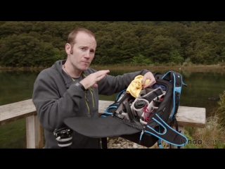 002 reviewing the gear used on the fjord shoot