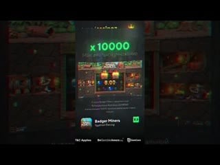 Обзор игрового автомата badger miners от yggdrasil gaming