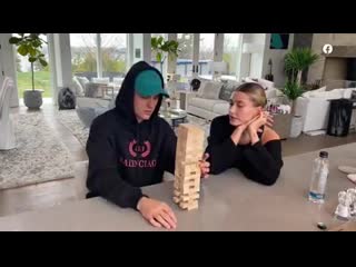 Jenga with the biebers