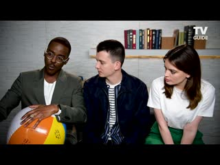 Sex education stars play ball ¦ asa butterfield, ncuti gatwa, emma mackey