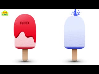 Learn colors with ice cream scoops