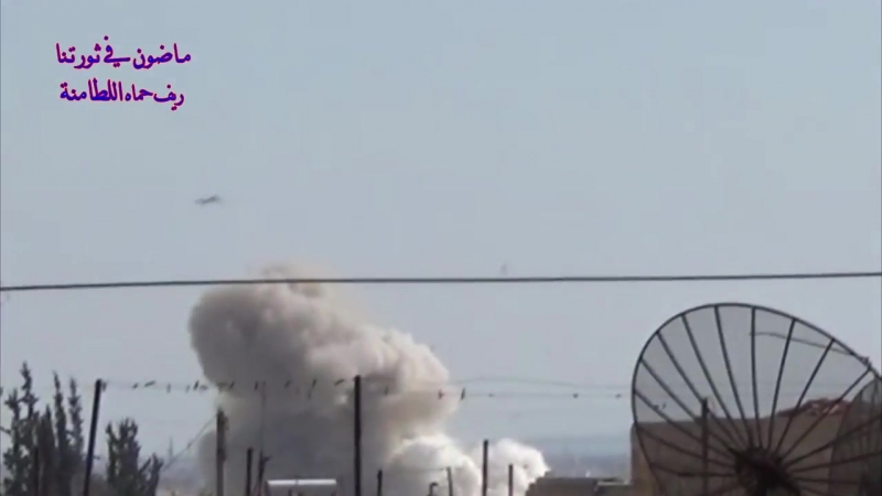 Еще одно видео бомбардирои эль латамина с применением парашютных авиационных бомб
