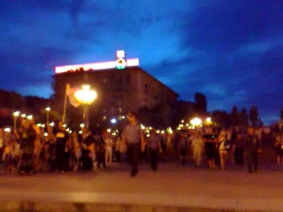 Факельное шествие за русский волгоград!