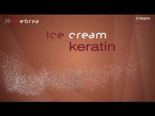 Inebrya ice cream keratin treat and fix damaged hair!