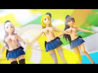 Mmd r 18 [erotic] idolmaster hibiki & takane & miki red flavor author 000