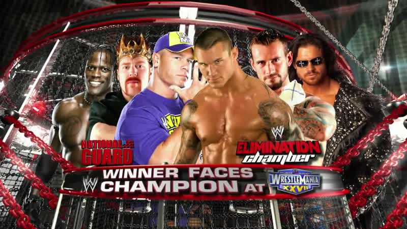 (wwe mania) elimination chamber 2011 john cena vs cm punk vs john morrison vs sheamus vs randy orton vs r truth