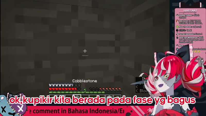 [nero id] [ hololive sub indo ] ollie lupa bawa kayu dan pickaxe saat dibawah tanah !!