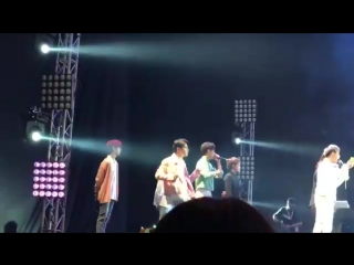 [fancam] 171211 встреча с фанатами it's skin make&meet в таиланде