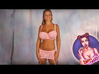 Sp christina lucci,model dancing in sexy pink,lingerie and vintage stockings,еще девочка,трясет сиськами,fuck me baby